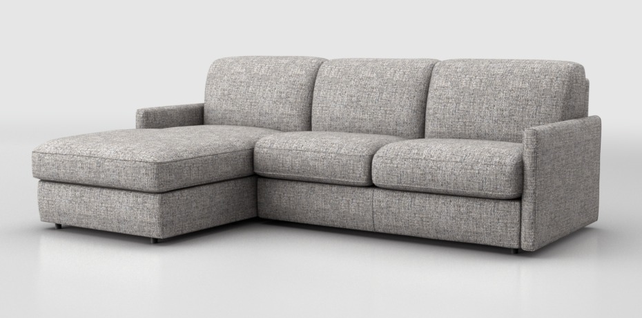 Barete - corner sofa left with slim armrest